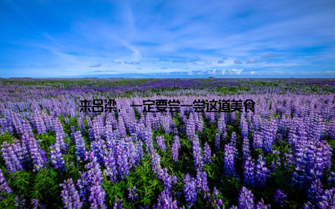 来吕梁, 一定要尝一尝这道美食