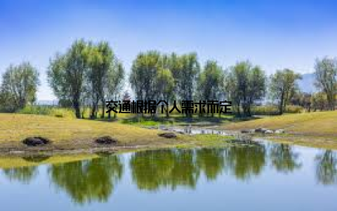 交通根据个人需求而定