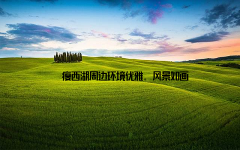 – 瘦西湖周边环境优雅, 风景如画